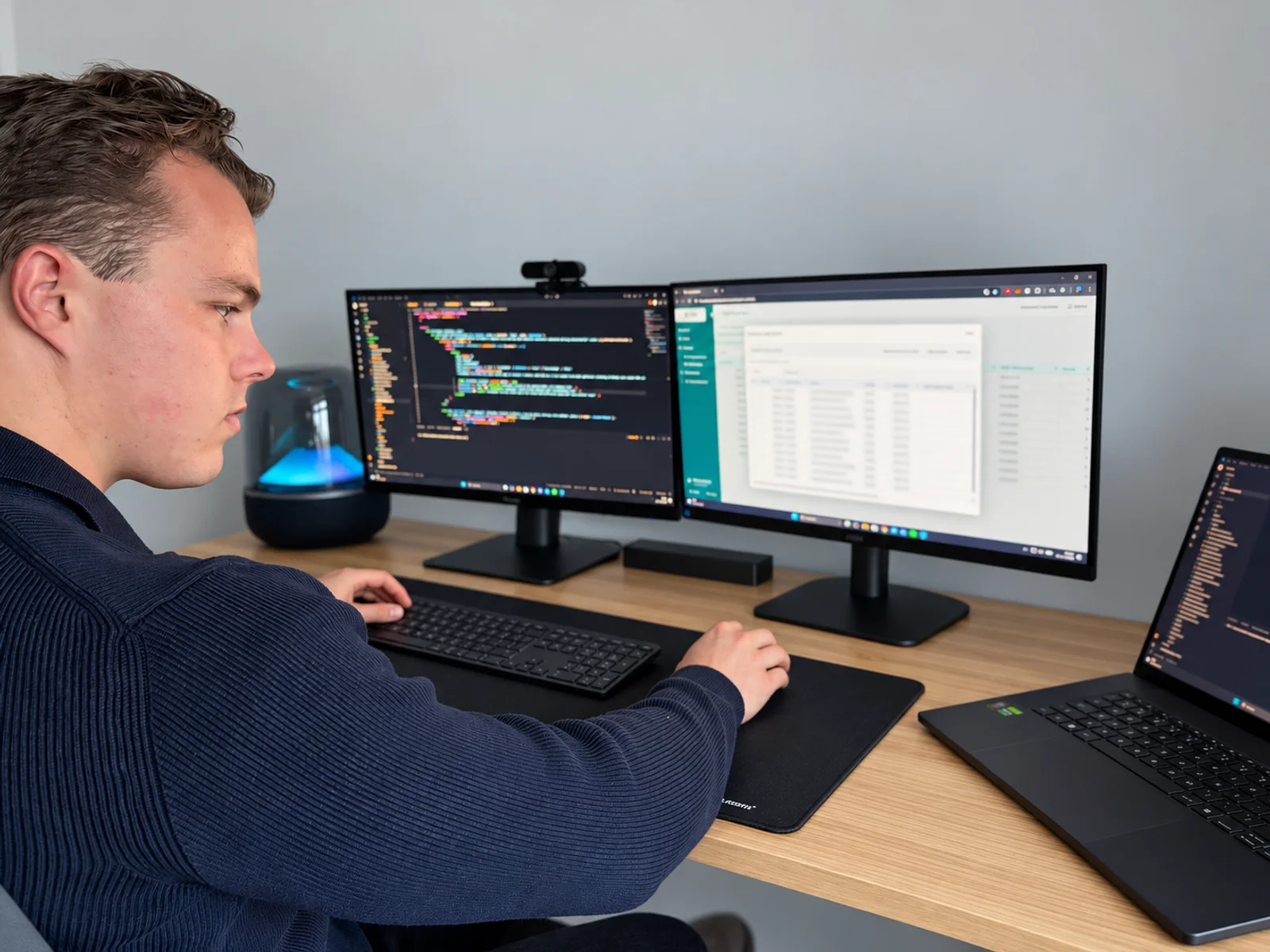 Software development at Revoltaged: our business software and code at the workbench